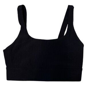Sporty Chic Black Activewear, TSL Sports Bra XS, Stylish Loungewear, Support
